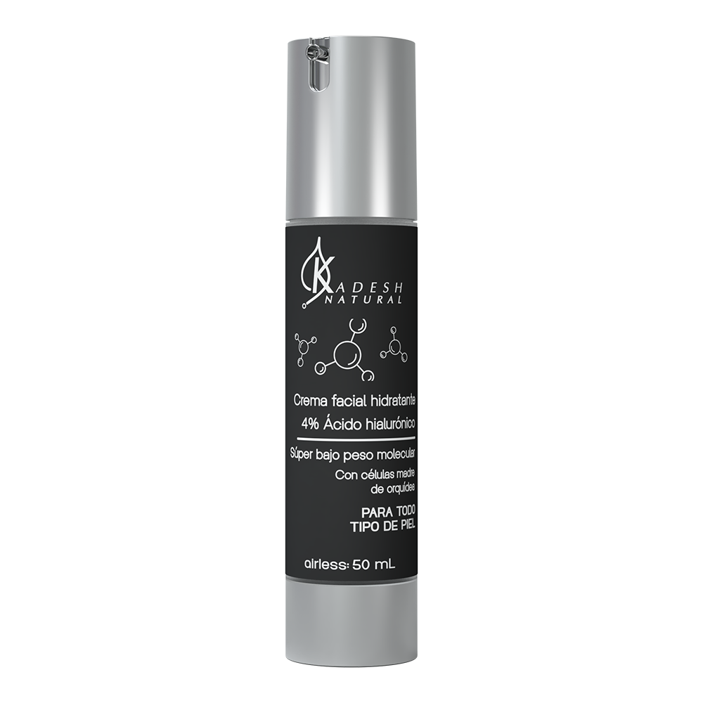 CREMA FACIAL 4% ÁCIDO HIALURÓNICO CON CÉLULAS MADRE 50 ml