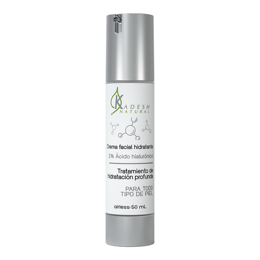 [5-01-001] CREMA FACIAL HIDRATANTE 2% ÁCIDO HIALURÓNICO AIRLESS 50 ml