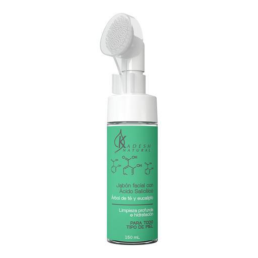 [5-04-002] JABÓN FACIAL CON ÁCIDO SALICÍLICO/CEPILLO 150 ml